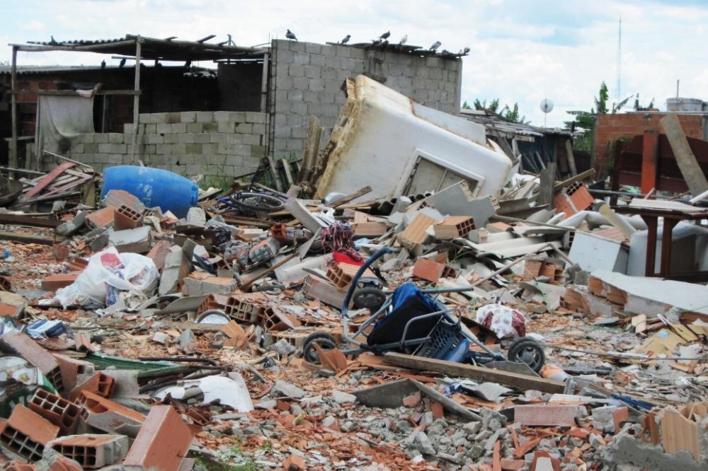 Danos são decorrentes do cumprimento de ordem judicial que retirou mais de 1,6 mil famílias de suas casas | Foto: Coletivo Grupo Risco