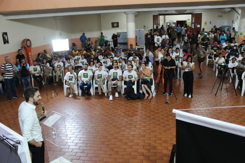 Lançamento foi realizado na Sefras, local de acolhida à população em situação de rua