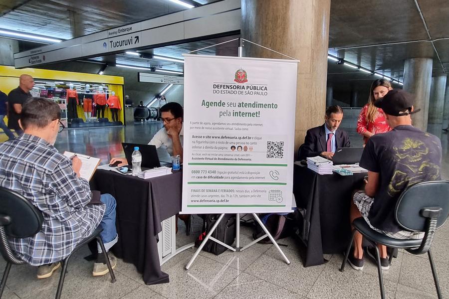 Defensoria Pública prestou atendimento e orientações jurídicas em áreas como família, cível e criminal | Foto: Fábio Freitas/DPE-SP