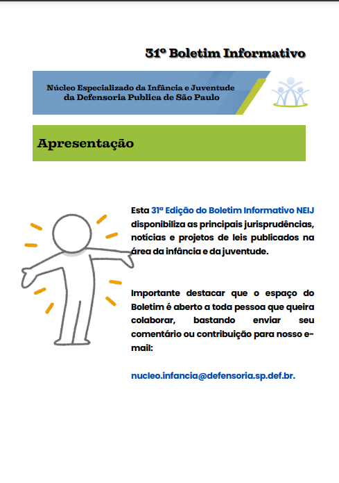 31º Boletim Informativo NEIJ