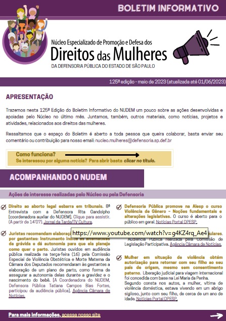 125º Boletim Informativo NUDEM - maio2023 