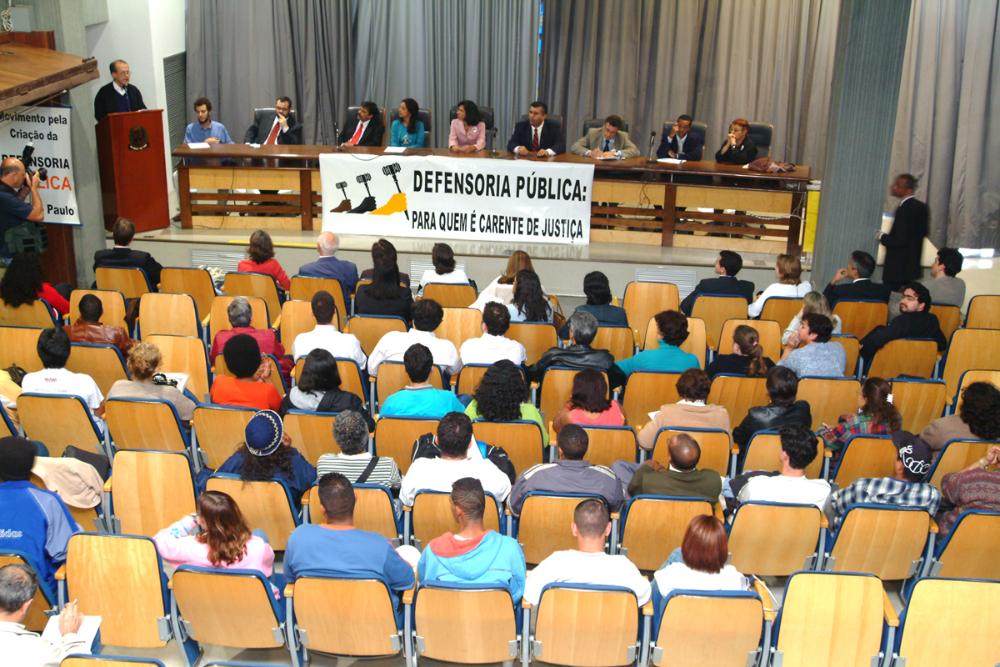 Ato na Assembleia Legislativo de SP (Alesp) com entidades da sociedade civil
